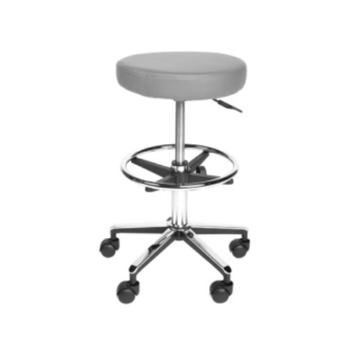 Picture of Stool W/Footrest Grey