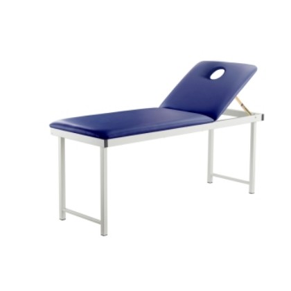 Picture of Free Standing Exam Couch With Face Hole 250kg Navy Blue