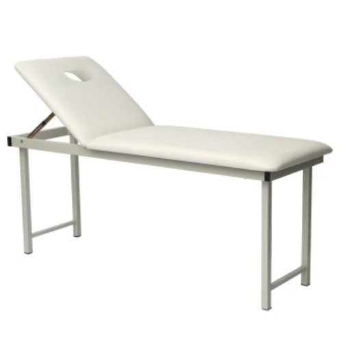 Picture of Free Standing Exam Couch With Face Hole 250kg White