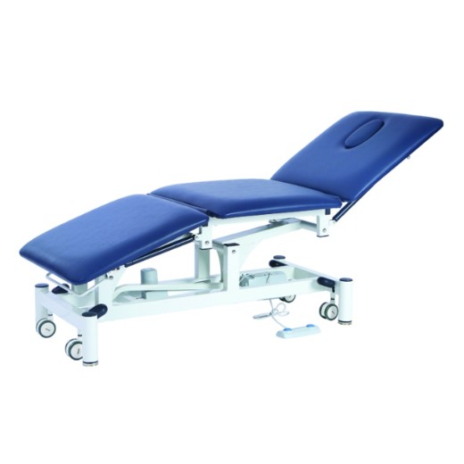Picture of 3 Section Bariatric Hi-Lo Table Navy Blue