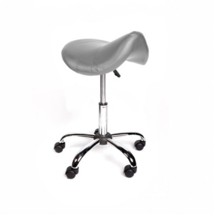 Picture of Stool Saddle Grey Vinyl