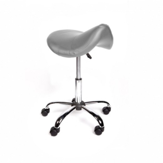 Picture of Stool Saddle Grey Vinyl