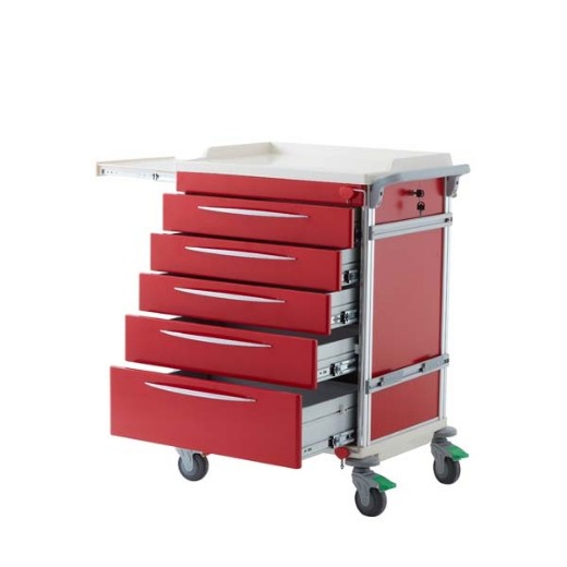 Picture of Emergency Trolley Red
