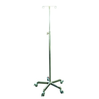 Picture of IV Stand Stainless Steel 2 Prong Pacific Medical