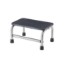 Picture of Single Step-Up Stool - Stainless Steel With Slip-Resistant Black Top