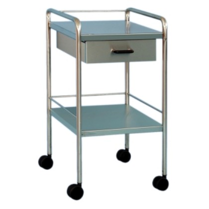 Picture of Trolley GP Stainless Steel  50 X 50 X 86cm 1 Drawer