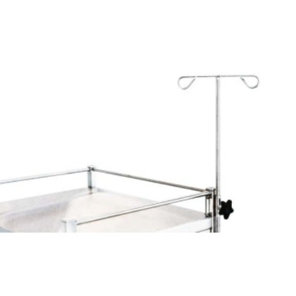 Picture of IV Pole Stainless Steel With Clamp For Trolley