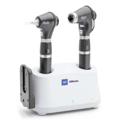 Picture of Welch Allyn Desk Diagnostic Set - PanOptic Plus LED Ophthalmoscope; MacroView Plus LED Otoscope; Li-Ion USB-C Handle X2 And IExaminer