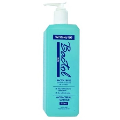 Picture of Bactol Blue Alcohol Gel With Pump 500ml
