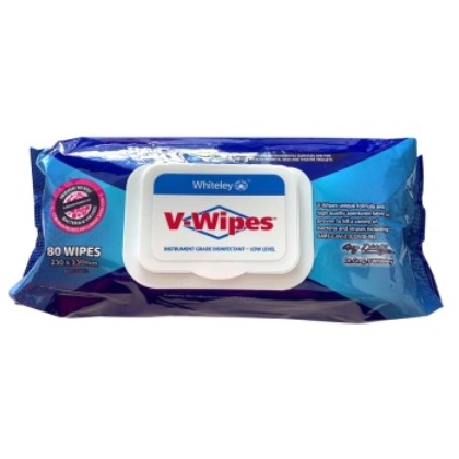 Picture of V-Wipes Instrument-Grade Disinfectant Wipes - Flat Pack 80