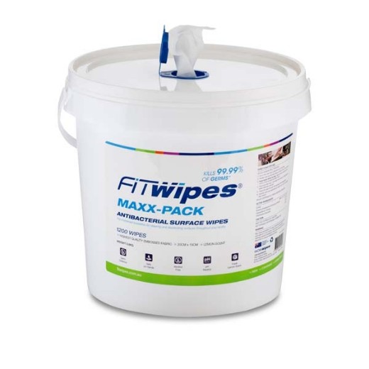 Picture of Wow Wipes Fitwipes - Maxx Pack Bucket 1200 Wipes