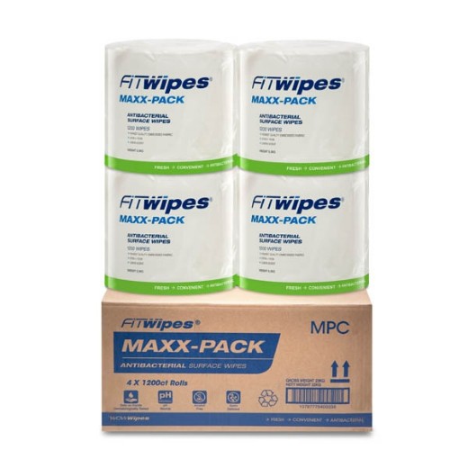 Picture of WOW Wipes FitWipes Antibacterial Surface Wipes