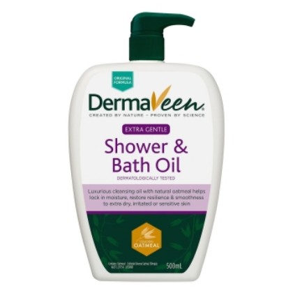 Picture of Dermaveen Extra Gentle Shower/bath Oil Pump