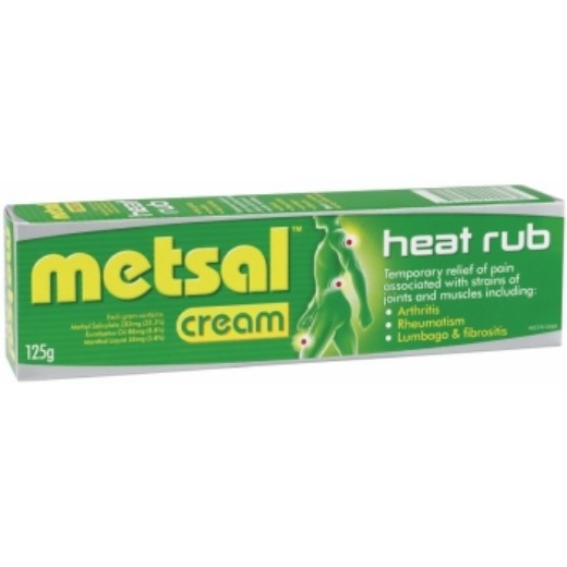 Picture of Metsal Heat Rub Cream 125g