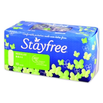 Picture of Stayfree 10 Regular No Wings