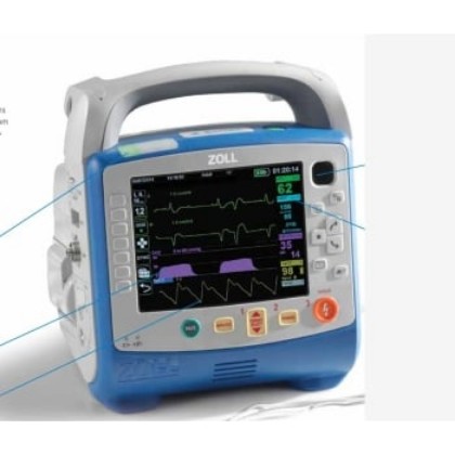 Picture of X Series ECG With Pacing SP02 Etc02 Nibp